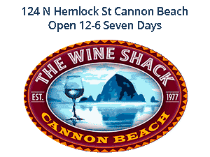 Wine Shack & Puffin Wines at Cannon Beach, Oregon